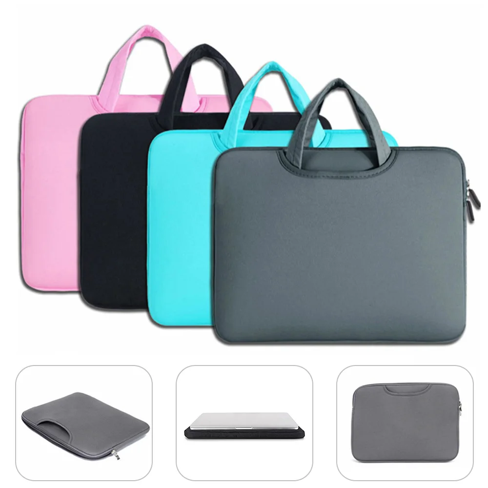

KISSCASE Laptop Bag Case for Macbook Air Pro Retina 13 15 Laptop Sleeve 15.6 Notebook Bag For Dell Acer Asus HP Business Handbag