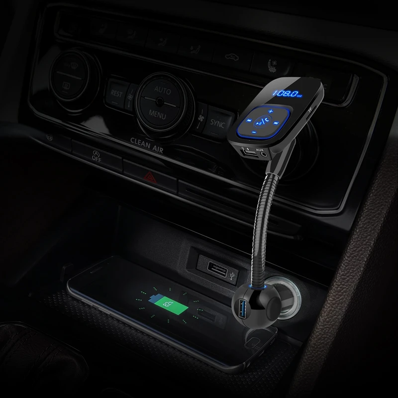 BT006 автомобильный mp3-плеер аудио FM модулятор Bluetooth fm-передатчик Hands-Free автомобильный комплект USB зарядное устройство Поддержка TF карта USB диск