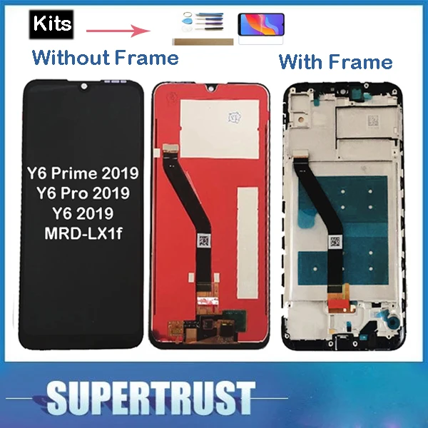 Без/с рамкой для huawei Y6 Prime Y6 Pro Y6 MRD-LX1f ЖК-дисплей+ сенсорный экран сенсор Черный цвет с комплектом