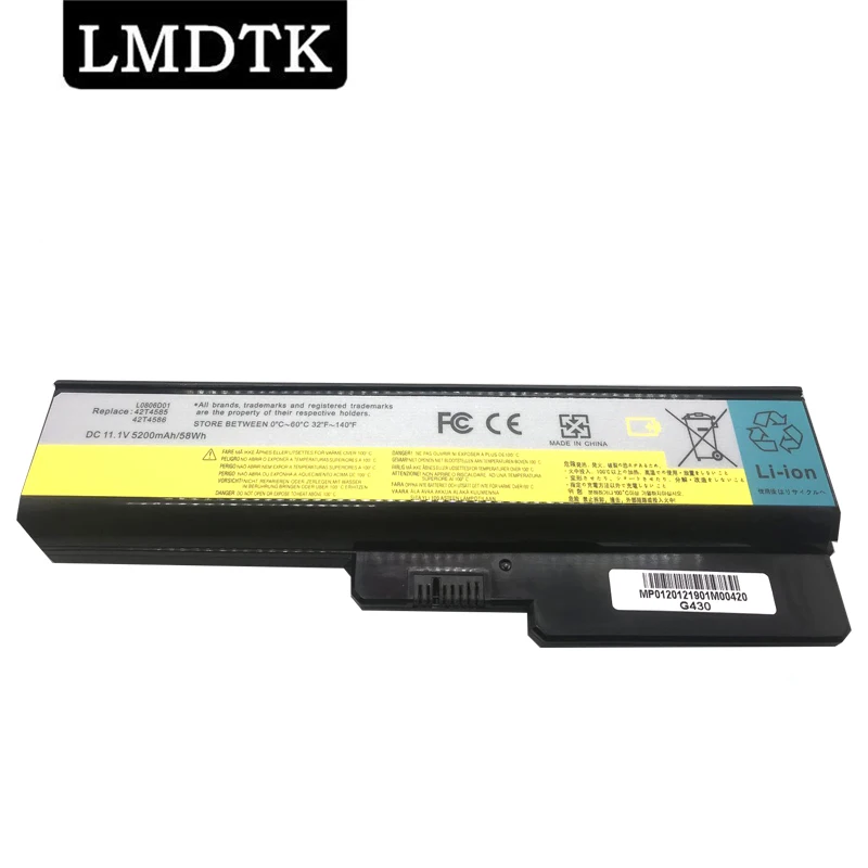 Аккумулятор LMDTK L08L6Y02 L08N6Y02 L08S6D02 L08S6Y02 для ноутбука LENOVO IdeaPad B460 G430 V460 V460A-IFI(A) |