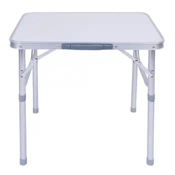 

60x45x58cm Aluminum Alloy Adjustable Folding Table Desk Stand Tray for Outdoor Garden Camping Foldtable Picnic Table Camping