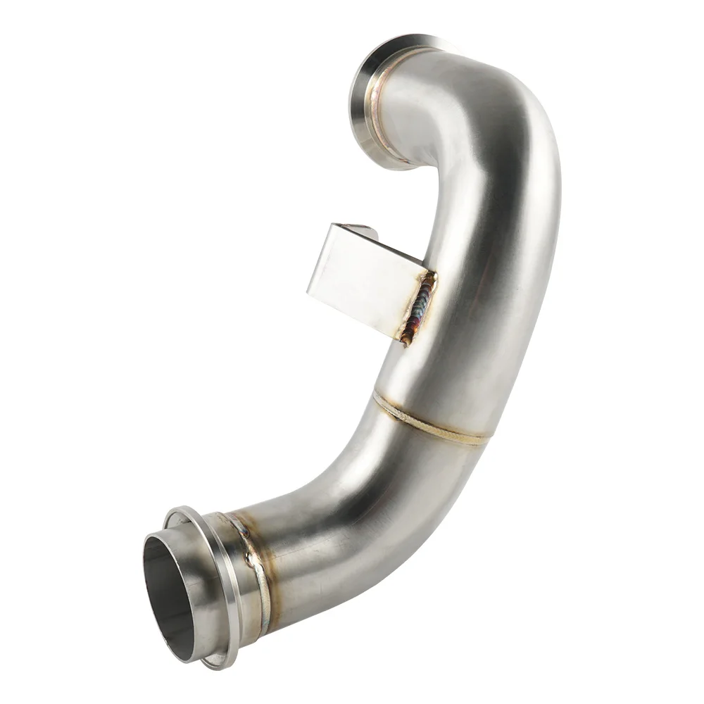 Motorcycle Exhaust Link Pipe For KTM 790 Adventure / R 2019-2021 2020 790 Adventure Decat Pipe Exhaust Catalyst Delete Pipe Motorcycle Exhaust Link Pipe For KTM 790 Adventure / R 2019-2021 2020 790 Adventure Decat Pipe Exhaust Catalyst Delete Pipe