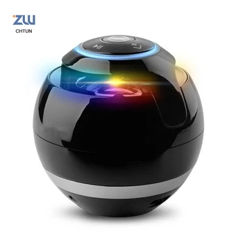 

New A18 ball LED Mini Bass Portable Wireless Bluetooth Speaker with FM Radio TF Mic USB