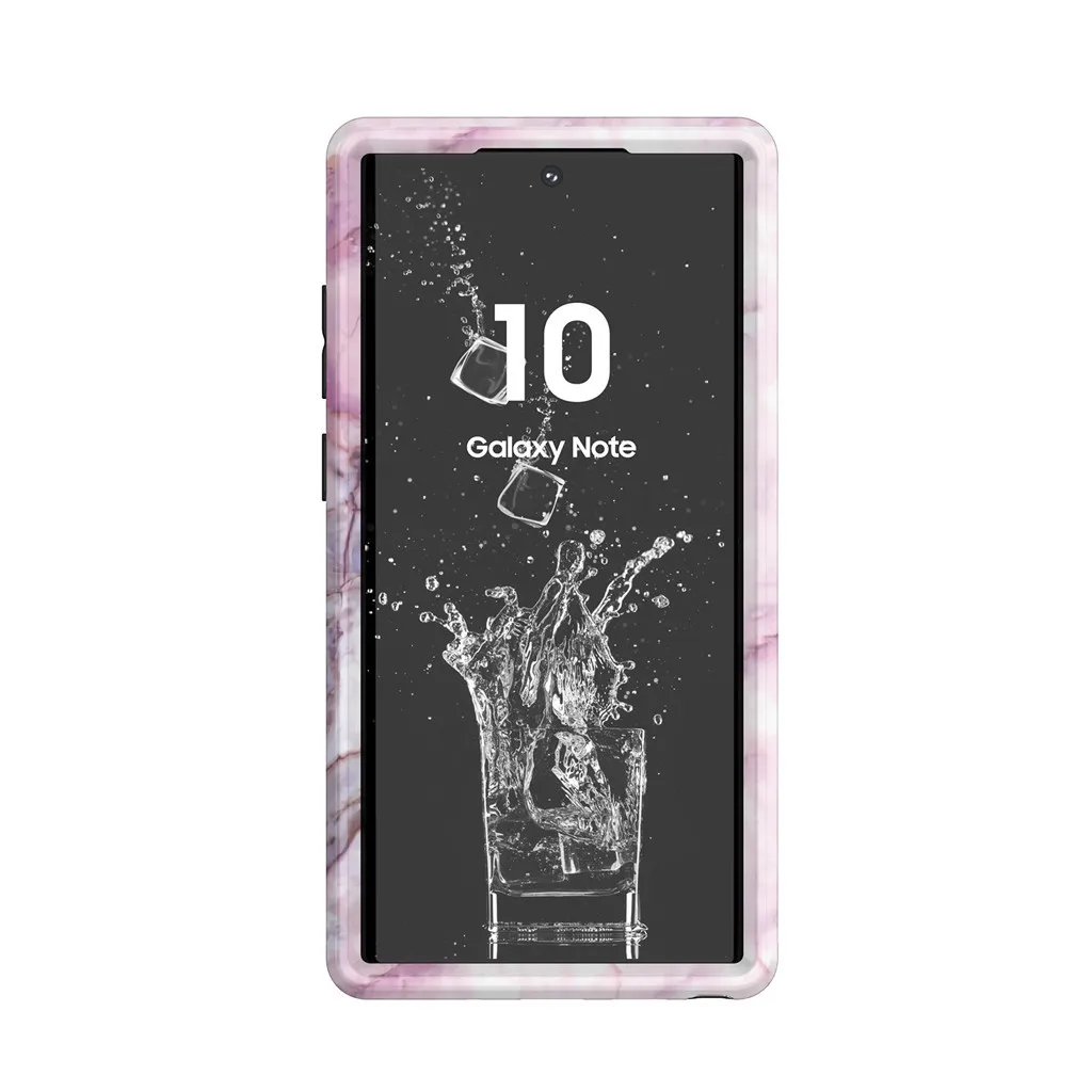 Художественный чехол для телефона с мраморной текстурой для samsung Galaxy Note10 Plus, 6,8 дюймов, ультра тонкий ПК, жесткая задняя крышка на весь корпус