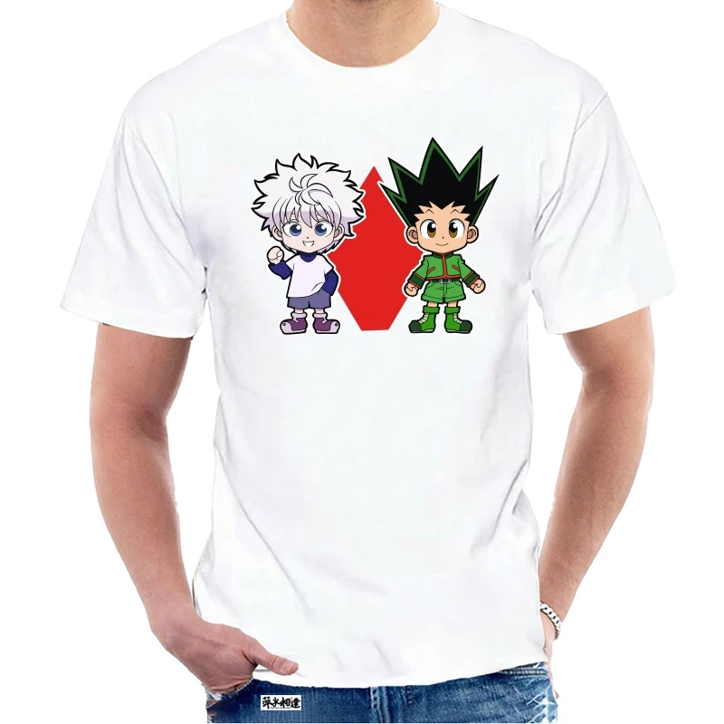 Охотников X Hunter Chibi милые Гон хоть подарок T рубашки для мальчиков удивительные