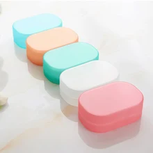 1 шт. креативная Мини Ванная комната тарелка чехол для дома душ Путешествия Туризм Держатель контейнер мыло коробка