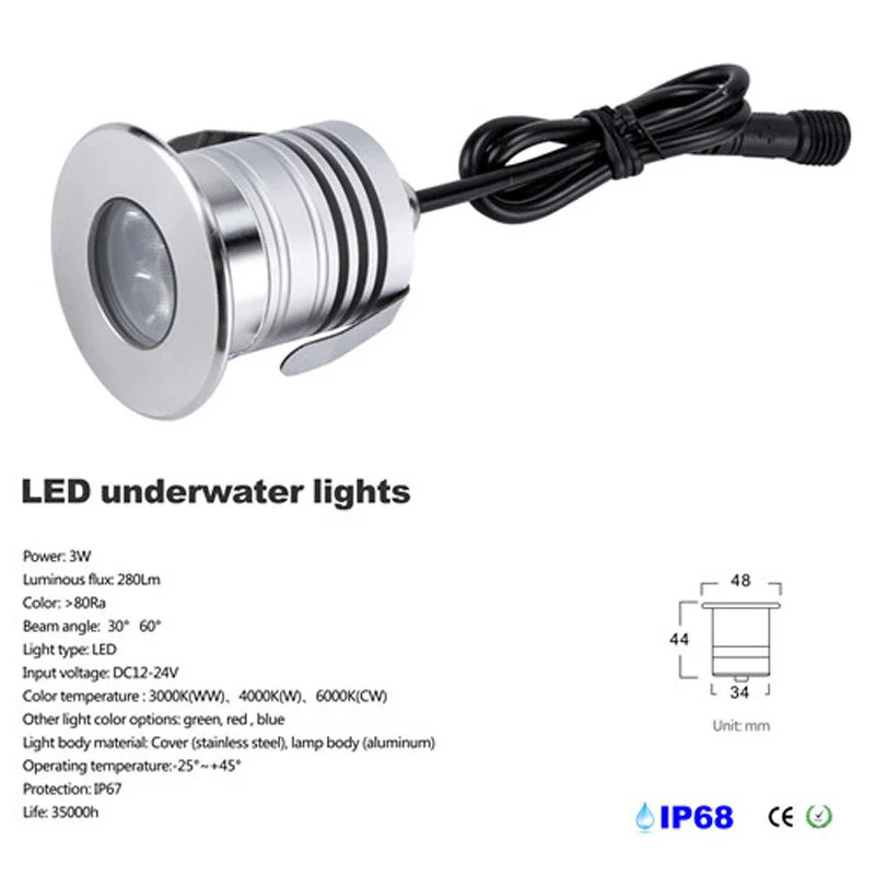 3w led underwater light -2