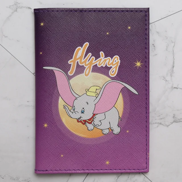 Disney Fashion PU Passport Cover Frozen 2 Elsa Mickey Winnie Cartoon Print Girls Boys ID Card Holder Travel Ticket Passport Case DS-16