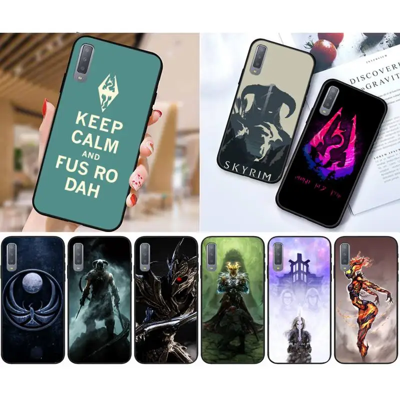Классический чехол для телефона с видеоиграми TS-Skyrim Samsung Galaxy S10 20 Note10 A30 50 70 71 Plus Ultra
