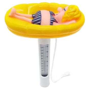 

Swimming Pool Thermometer Baby Floating Water Temperature Pond Sauna Bath Hot Water Temperature Measuring Instrument