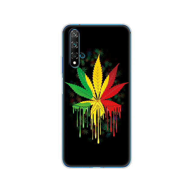 For Huawei Nova 5T Case Soft TPU Back Silicon Phone Cover For Nova5T 5 T YAL-L21 6.26'' Fundas Coque Bumper Skin shockproof