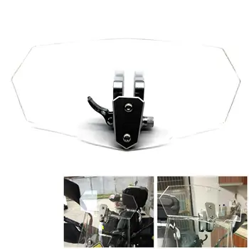 

Hot Adjustable Motorcycle Windshield Black Clip Durability Universal for Most Motorcycles Motorcycle Accessories