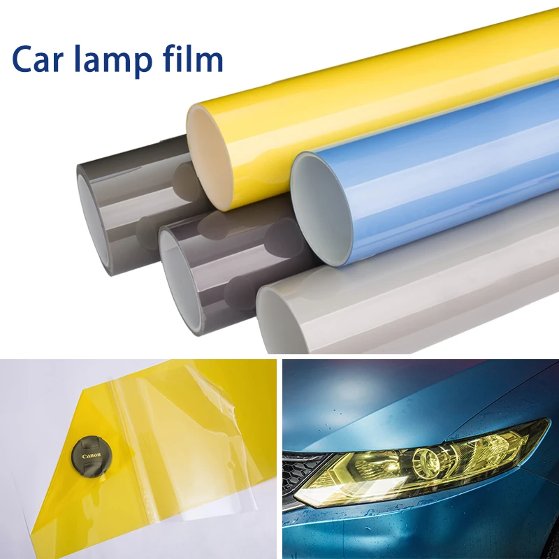 

30cm x 10m Car Armored headlight Taillight Tint Film Universal film Car Sticker Polyurethane headlight film