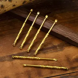 1 Pc Ear Spoons Retro Imitation Brass Dragon Portable Ear Cleaning Tool Ear Pick Ear Wax Remover Curette Cleaner Ear Health Care