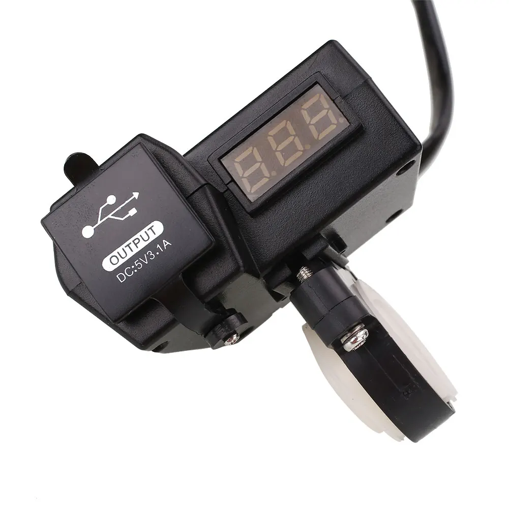 Зарядное устройство с usb-разъемом для мотоцикла, светодиодный вольтметр с цифровым дисплеем