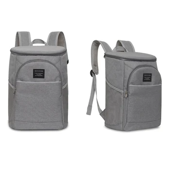 

Backpack Thermal Insulated Ice Pack Oxford Food Lunch Box Waterproof Picnic Thermo Beer Shoulder Bags Large Capacity