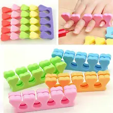 20 шт мягкие губки пены пальцы рук и ног сепаратор дизайн ногтей для салонного педикюра Маникюрный Инструмент