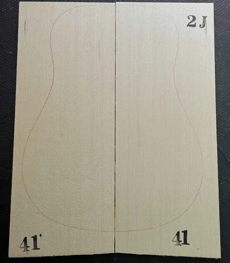 2# класс Picea Abies Alps ель гитара из твердой древесины топ 41 дюймов DIY деревянная гитарная панель ручной работы материал для изготовления гитар 4,5*215*5