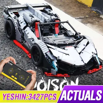 

3427PCS MOC RC Technic Car The Venenos Roadster Power Function Car model Building Blocks Bricks Kids DIY Toys Christmas Gifts