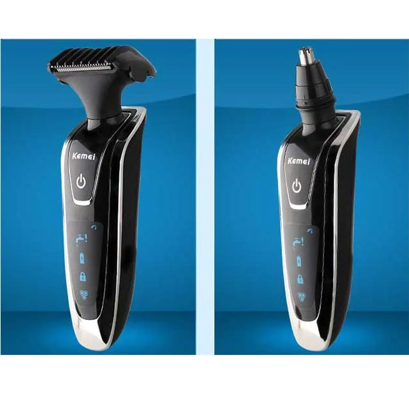 Электробритва Kemei KM-5181 электрическая бритва 4 в 1 четыре лезвия lcd электрическая бритва для бороды подзаряжаемая зубная щетка триммер для носа
