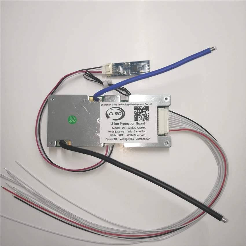 10s 36v 20A 30A 40A 50A 60A литий-ионный умный bms с модулем bluetooth bms с коммуникационная плата интерфейса UART порт