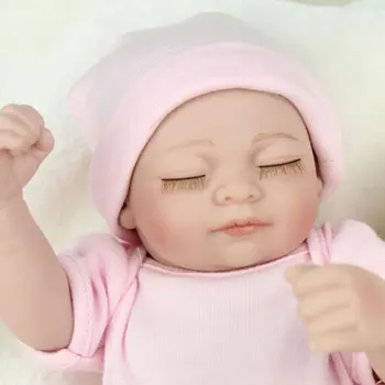 

28cm Newborn Reborn Doll Cute Simulation Baby Dolls Soft Toddler Baby Lifelike Pretend Play Toys For Girls Children Birthday
