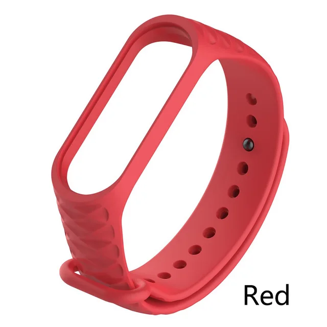 Strap Red Смарт-браслет M4, 4 смарт-браслета, фитнес-трекер M4, смарт-браслет, фитнес-браслет, спортивные Смарт-часы для Android IOS - Цвет: Strap Red