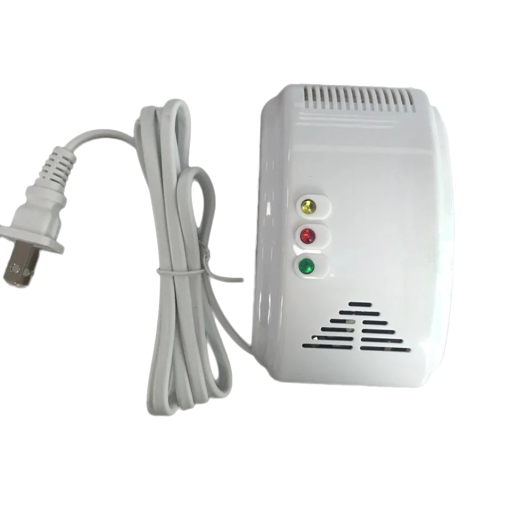 New White Gas Leak Warning Detector Sensor Alarm Tester for Home Security LS-838-1U | Дом и сад