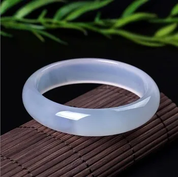 

Zheru jewelry natural agate chalcedony 54-64mm bracelet elegant princess jewelry gift for mother to girlfriend