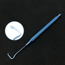 1 шт. титановый сплав сетчатки крюк офтальмологический Глаз Хирургический Инструмент