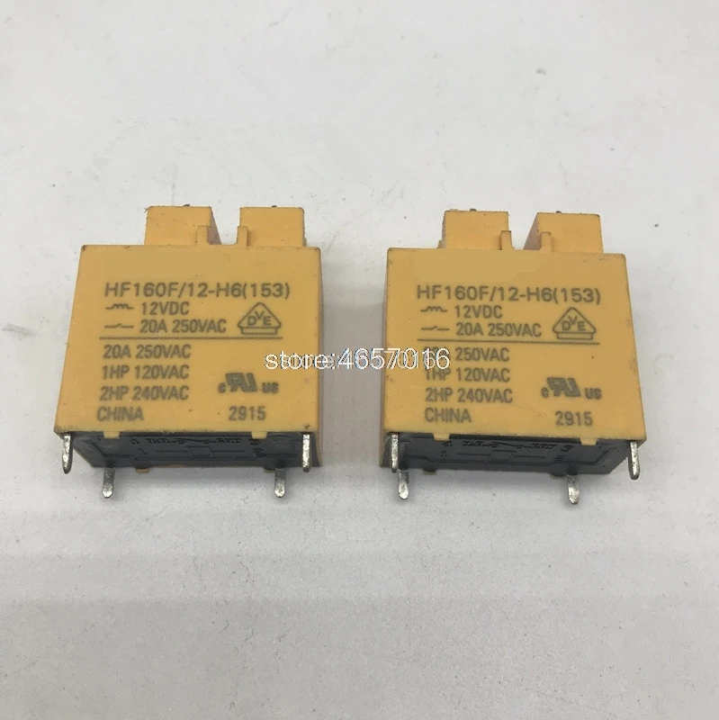 10 шт./лот реле HF160F-12-H6 4-pin 20A HF160F / 12-H6T 12 | Обустройство дома