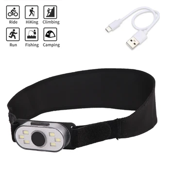 

LED Headlight USB Rechargeable Head Torch Light-weight Headlamp Flashlight For Outdoor Sports Headlight Waterproof