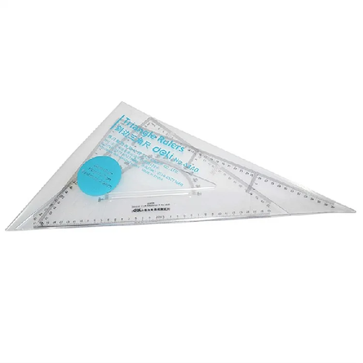 

Triangle Ruler Set Square Deli Triangle Ruler Angle Ruler Deli 6440-37 Cm
