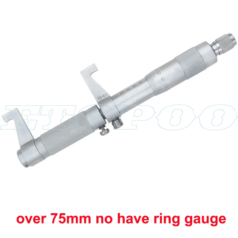 Micrometer Tool 0.01mm Metric Carbide Ratchet Screw Gauge Measuring 5-30mm 25-50-75-100 High Precision