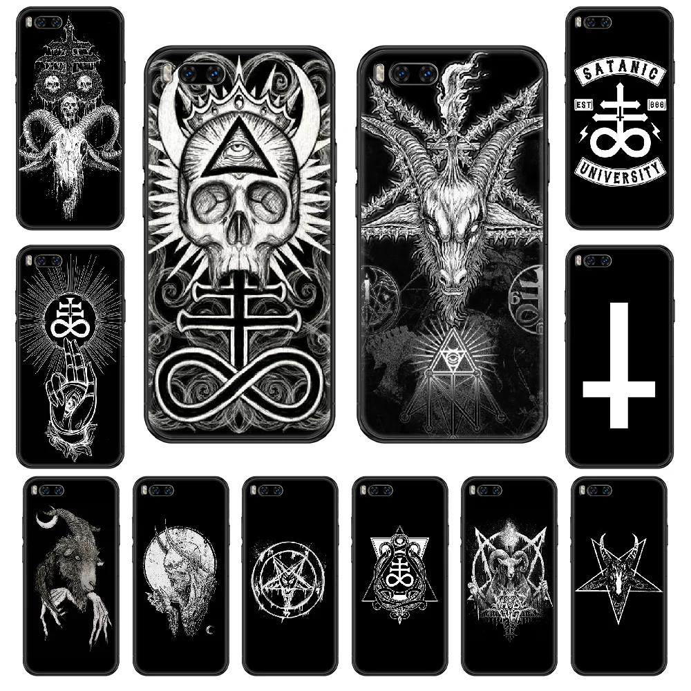 Devil Satan Phone case For Xiaomi Mi 6 8 9 A1 2 3 Max3 Mix2 Mix2S X T Lite Pro black pretty cover fashion bumper silicone | Мобильные