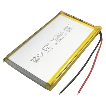 

10000mah 1260100 Rechargeable Lipo Battery For E-book Camera PDA Electric Toys GPS DVD Table Lithium Polymer Battery
