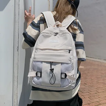 

New school bag Korean version women high school and college student backpack female computer bag casual backpack