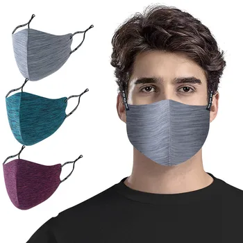 

3PCS Men Women Washable Reusable Breathable Cotton Masks Dustproof Windproof Foggy Haze PM2.5 Dust Mouth Mask Mascarillas