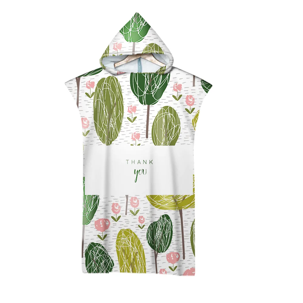 

Новое пляжное полотенце с капюшоном из микрофибры для взрослых, плавательное пончо, банное полотенце с накидкой, банный Халат