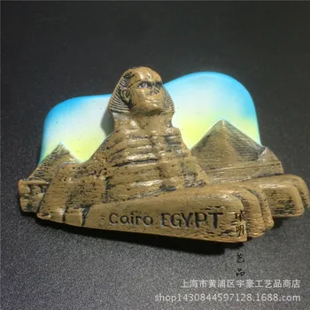 

Resin Fridge Magnets Egypt Sphinx Souvenir Magnetic Fridge Sticker Imanes Para Refrigerator Egypt Decor Magnets for Crafts Gifts