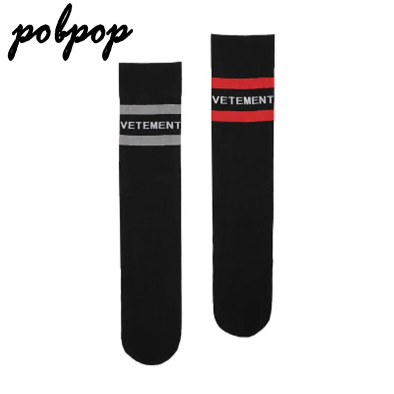 POBPOP Модные женские носки, носки до колен, носки для скейтборда, модные уличные стильные бархатные носки для весны и лета