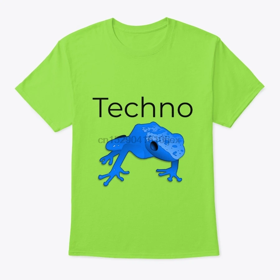 男性 Tシャツテクノカエル Edm テクノ音楽レイヴトランス Tシャツ女性の Tシャツ Aliexpress