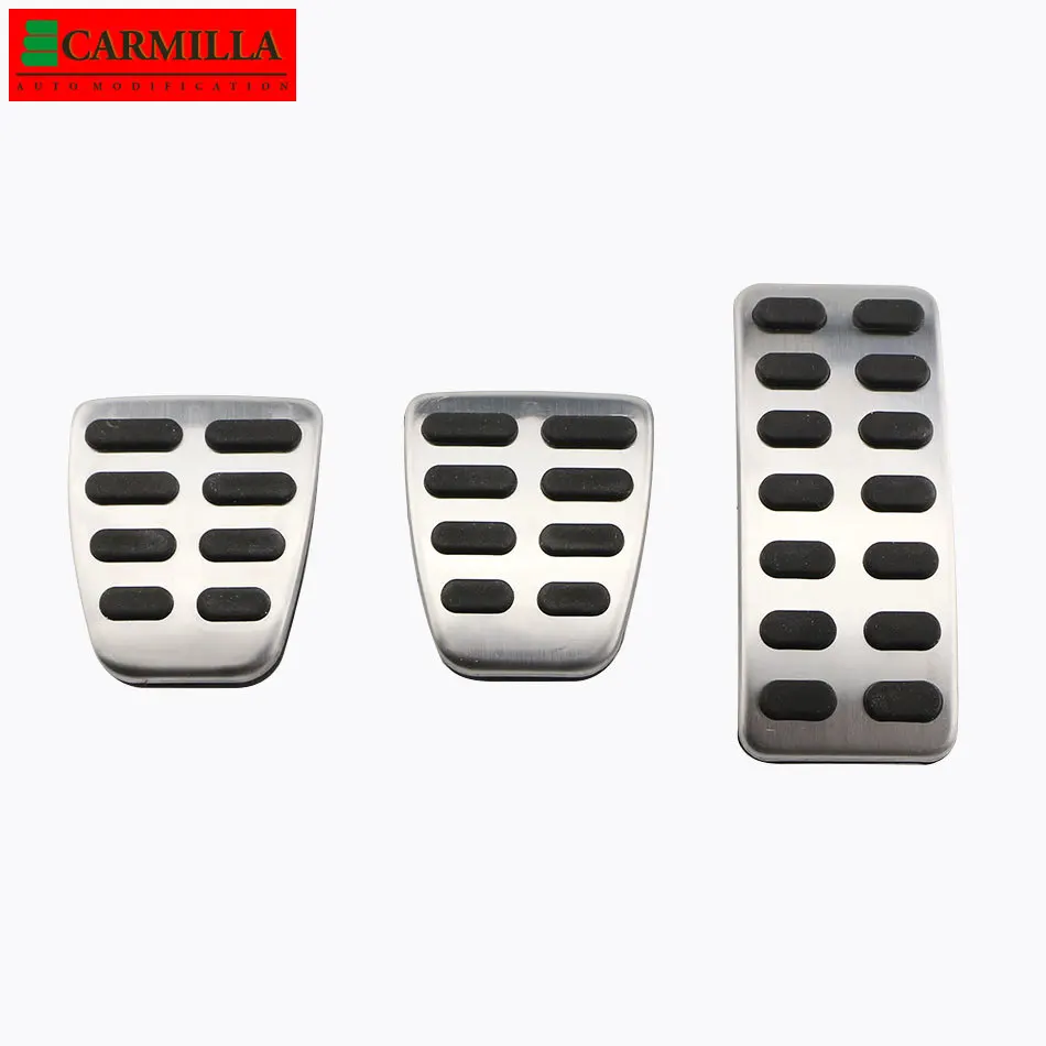 Stainless Steel Car Pedal Cover Pad for Hyundai Accent Solaris I20 2011- Creta Ix25 for Kia K2 Rio Soul MT AT Car Styling