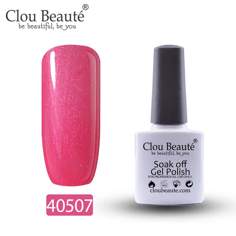 Гель-лак для ногтей Clou Beaute 79 цветов полуперманентный замачивающийся лак для ногтей маникюрный УФ СВЕТОДИОДНЫЙ Цветной Гель-лак 10 мл серия Nude - Цвет: 40507