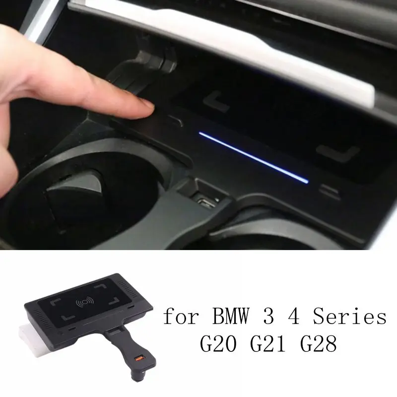 BMW /4シリーズ用ワイヤレス充電器,g20 g28 g22,nfcカード,キー,車用,ワイヤレス充電器,急速充電プレート2020 2021  AliExpress