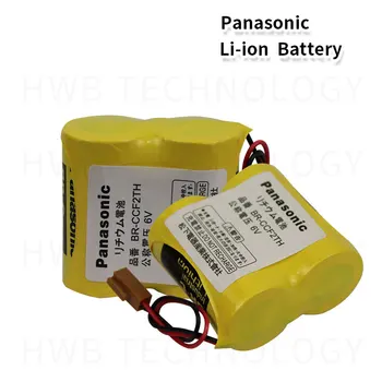 

4pcs Brand New BR-CCF2TH Battery with w/2P plug 6V 5000mah PLC FANUC Lithium Batteries bateria for Panasonic free drop shipping