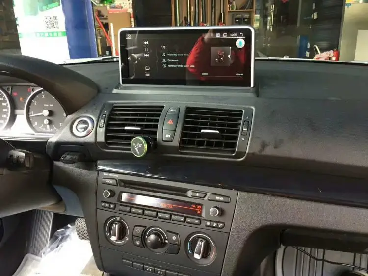 Sale 64GB rom Android 9.0 Car Multimedia Player Fit for 2007-2012 BMW 1 Series gps E81 E82 E87 E88 10.25" large ips screen navigation 1