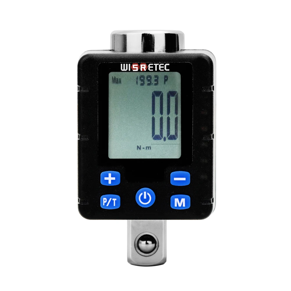 

High Accuracy Large Screen Electronic Digital Display Torquemeter Adjustable Torque Meter Adapter Professional Universal Wrench