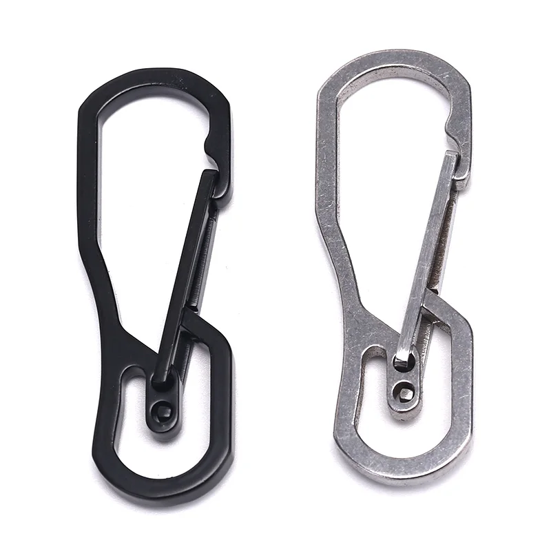 QrhYK креативная застежка-крючок из нержавеющей стали, Спортивная наружная цепочка для ключей, карабин, брелок для ключей, 1 шт