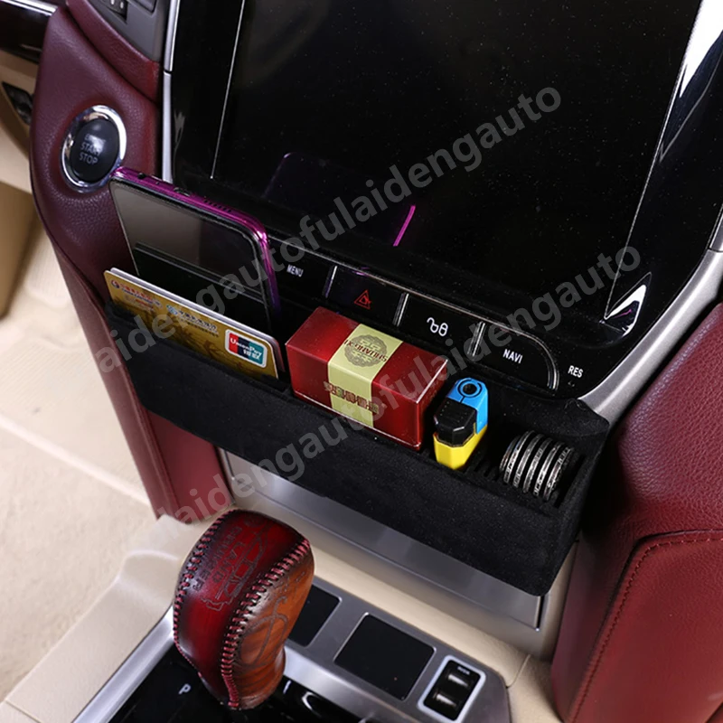 1 шт. для Toyota Land Cruiser LC200- ABS центральный органайзер для хранения лоток держатель аксессуары для стайлинга автомобилей